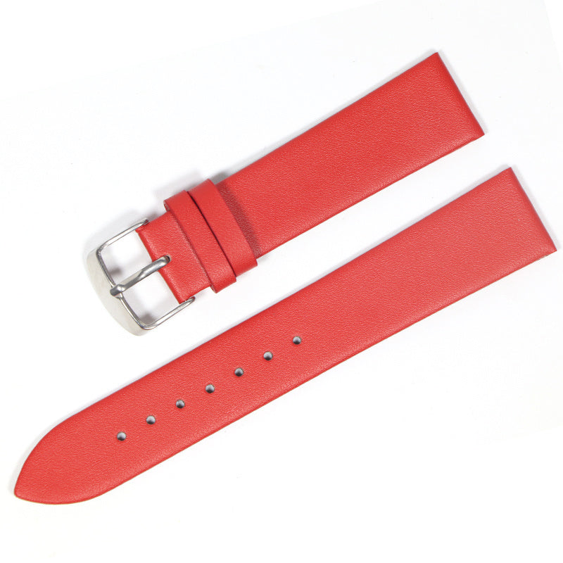 Green Purple Red Blue Soft Waterproof Leather Strap