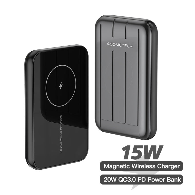 Wireless Magnetic Charger Power Bank 5000mAh Fast Charge