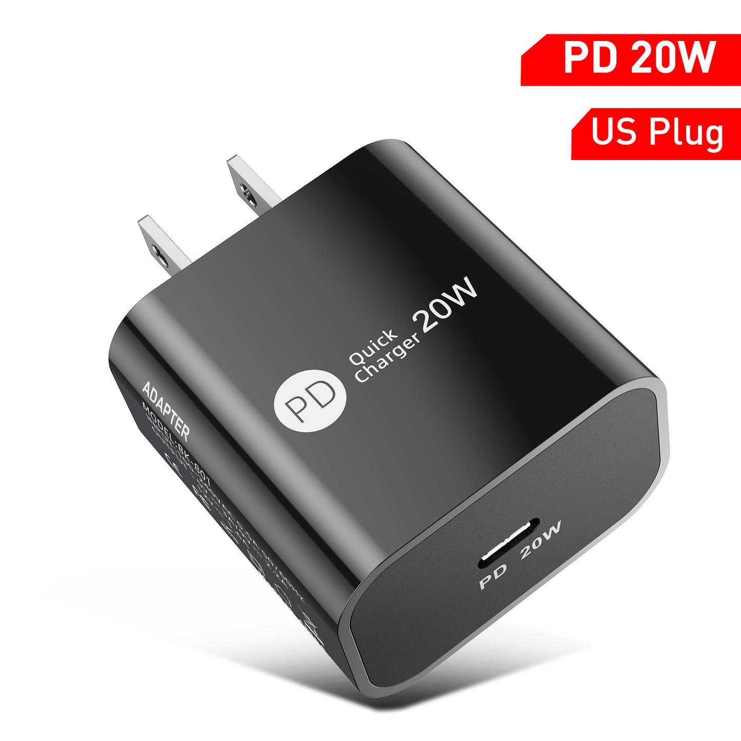 PD20W USB C Fast Charger 9V 2.2A Charging Head Compact