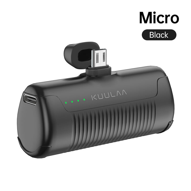 Mini Portable Capsule Power Bank 4500mAh Type C Compatible