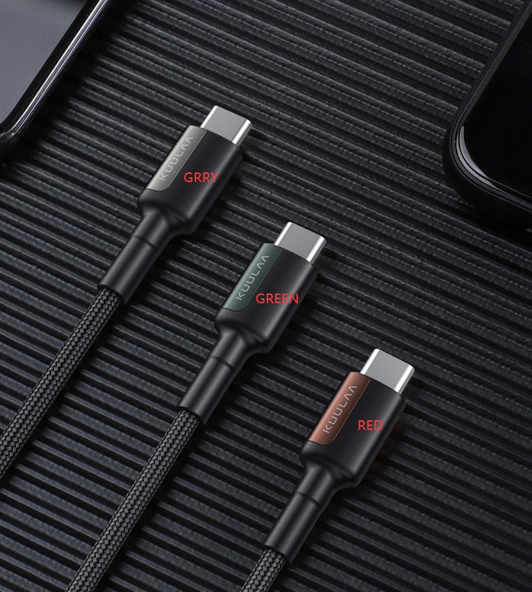Type C Data Cable USB C To USB C 1m Or 2m Length Dual Port