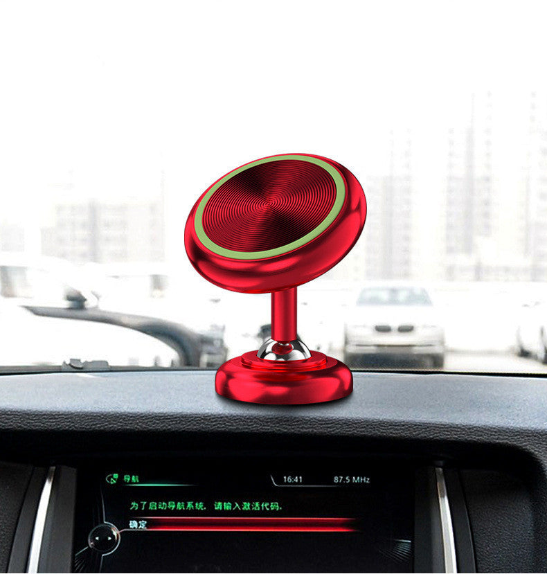 Luminous Metal Car Rotary Universal Magnetic Phone Holder