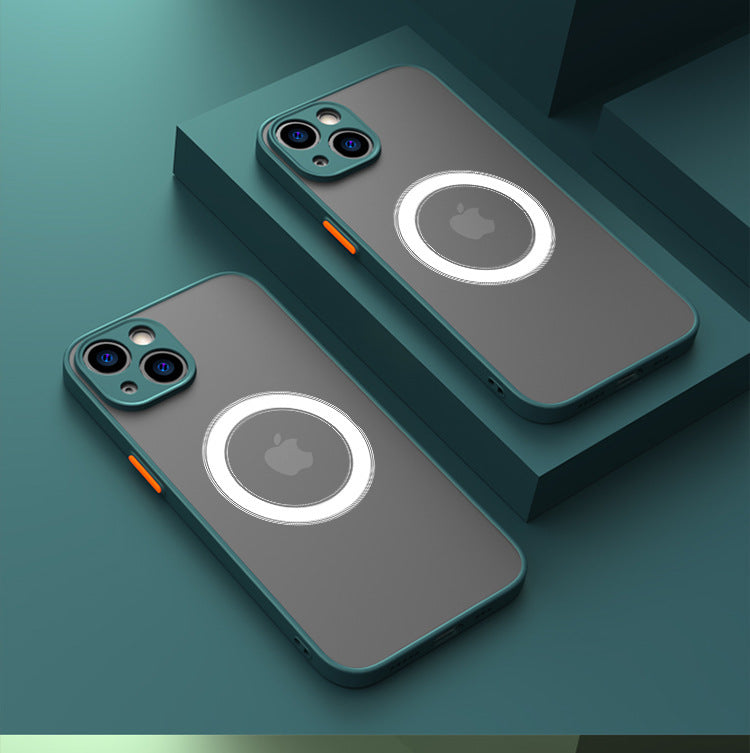 Magnetic Protective Phone Case Anti Drop Slim Cover for iPhone 11–14 Models