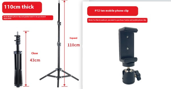 Telescopic Fill Light Bracket For Mobile Live Streaming
