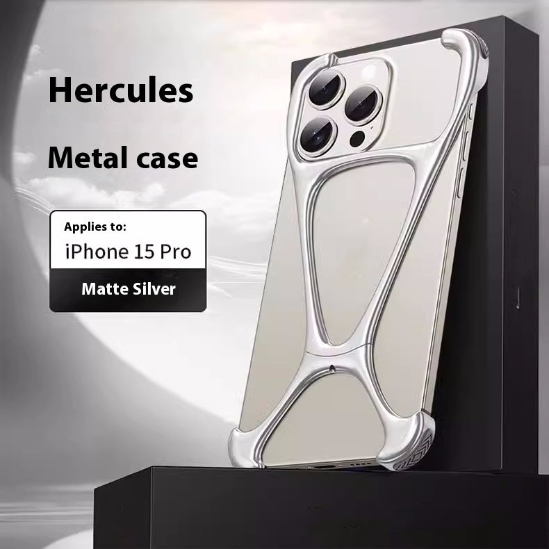 Metal Full Protective Phone Case Ultra Thin Anti Drop Cover for iPhone 13–15 Pro