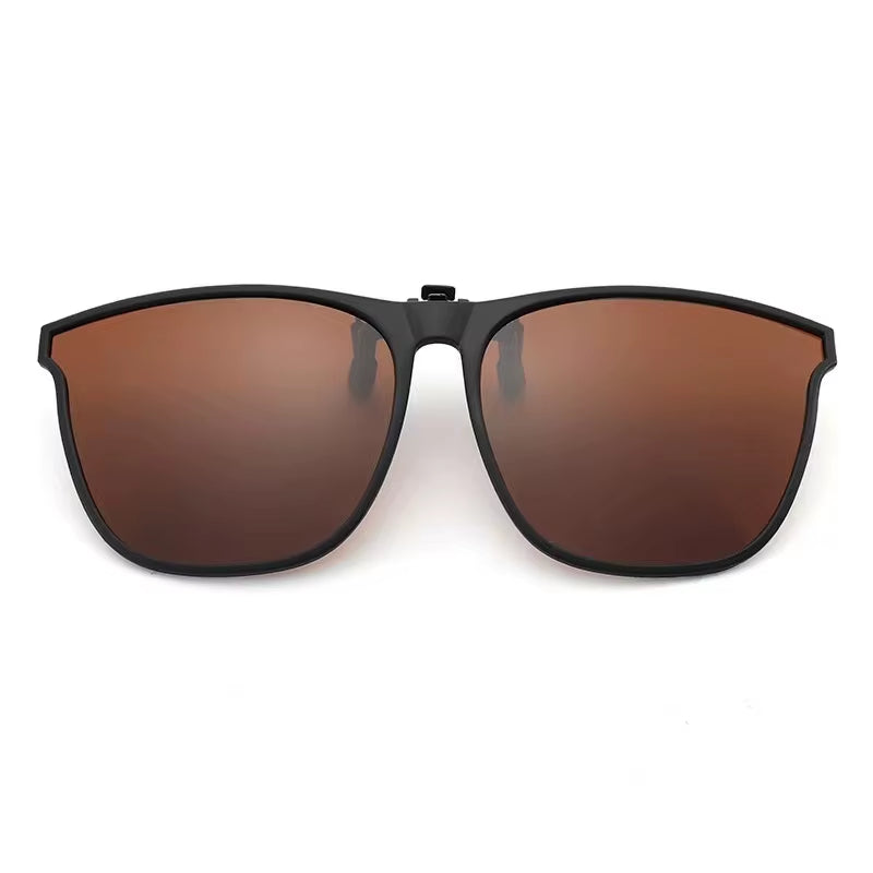 Polarized Clip on Sunglasses Men Women Photochromic Car Driver Goggles Night Vision Glasses anti Glare Vintage Square Glasses