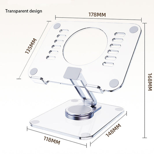 360 Degree Rotating Folding Tablet Stand Compact Portable