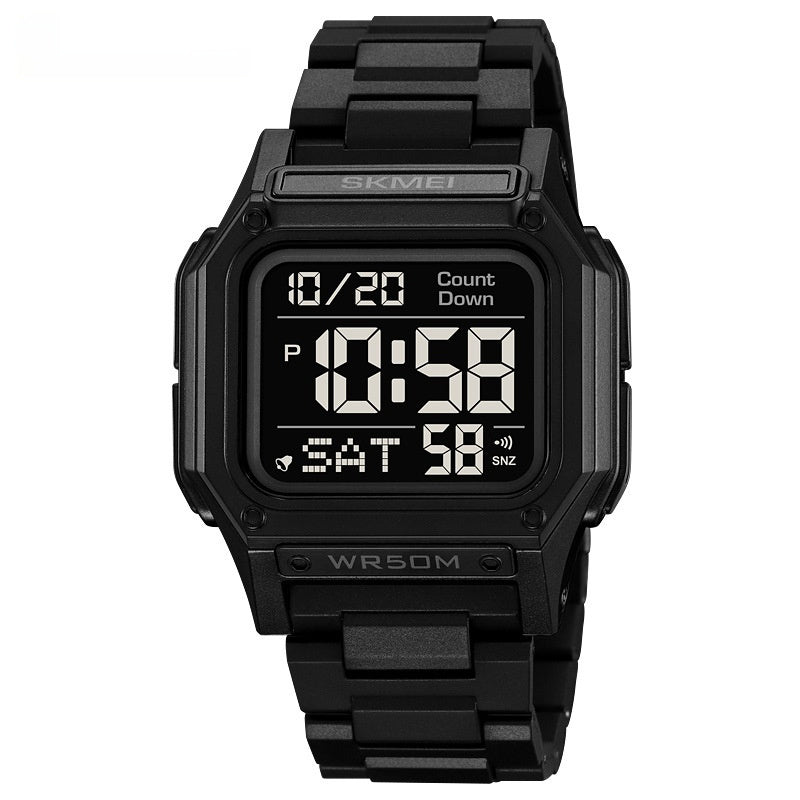 Multifunctional Resin Men's Electronic Watch