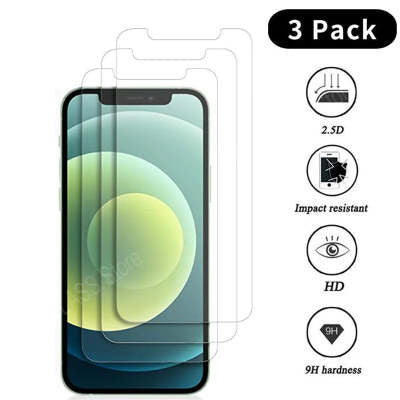 HD Plasma Front Screen Protector Tempered Glass For iPhone