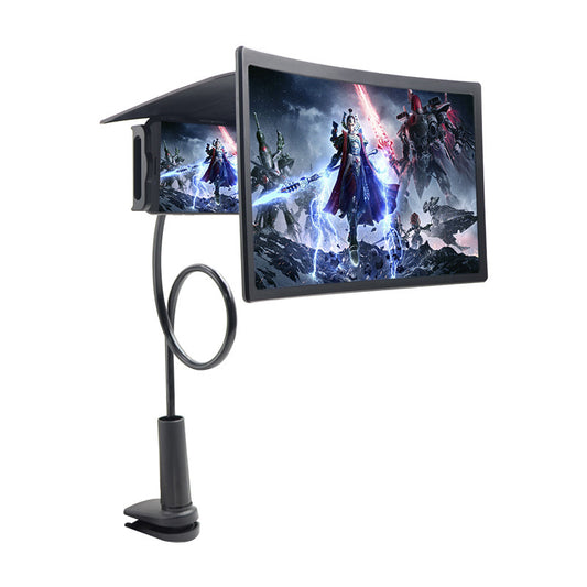 12 Inch Curved Mobile Phone Screen Amplifier Lazy Bracket