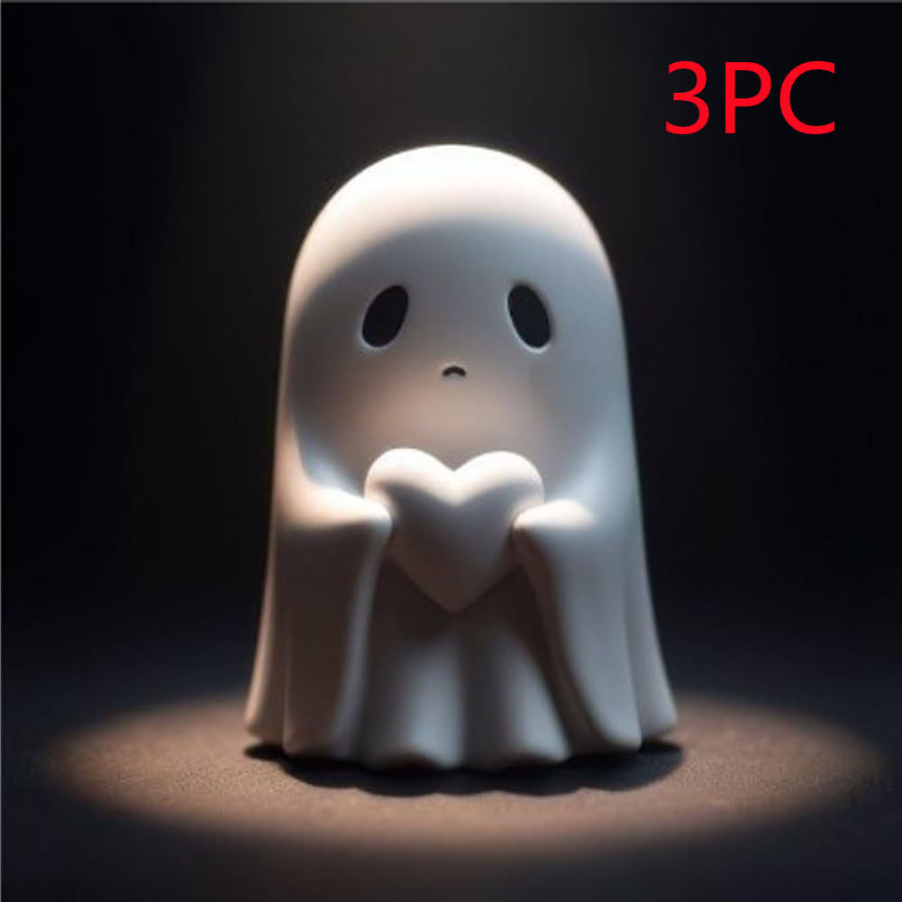 Halloween Ghost Ornament Funny Middle Finger Love Decoration Spooky Party Prop