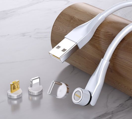 3 In 1 Magnetic Data Cable With 540 Degree Rotation
