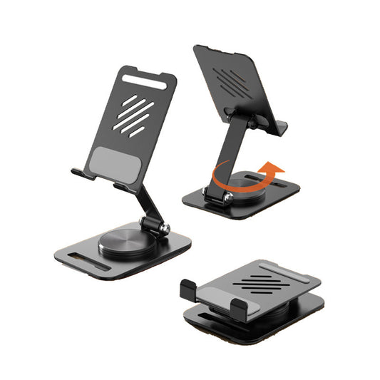 360 Degrees Rotate Metal Desk Stand for Phone and Tablet