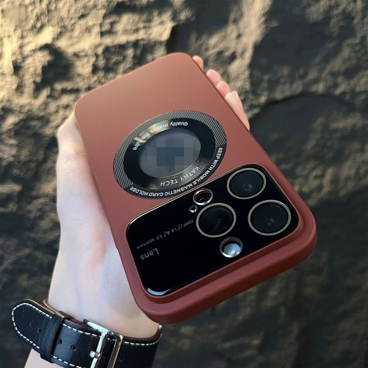 Frosted Drop-Resistant Protective Case Magnetic Suction