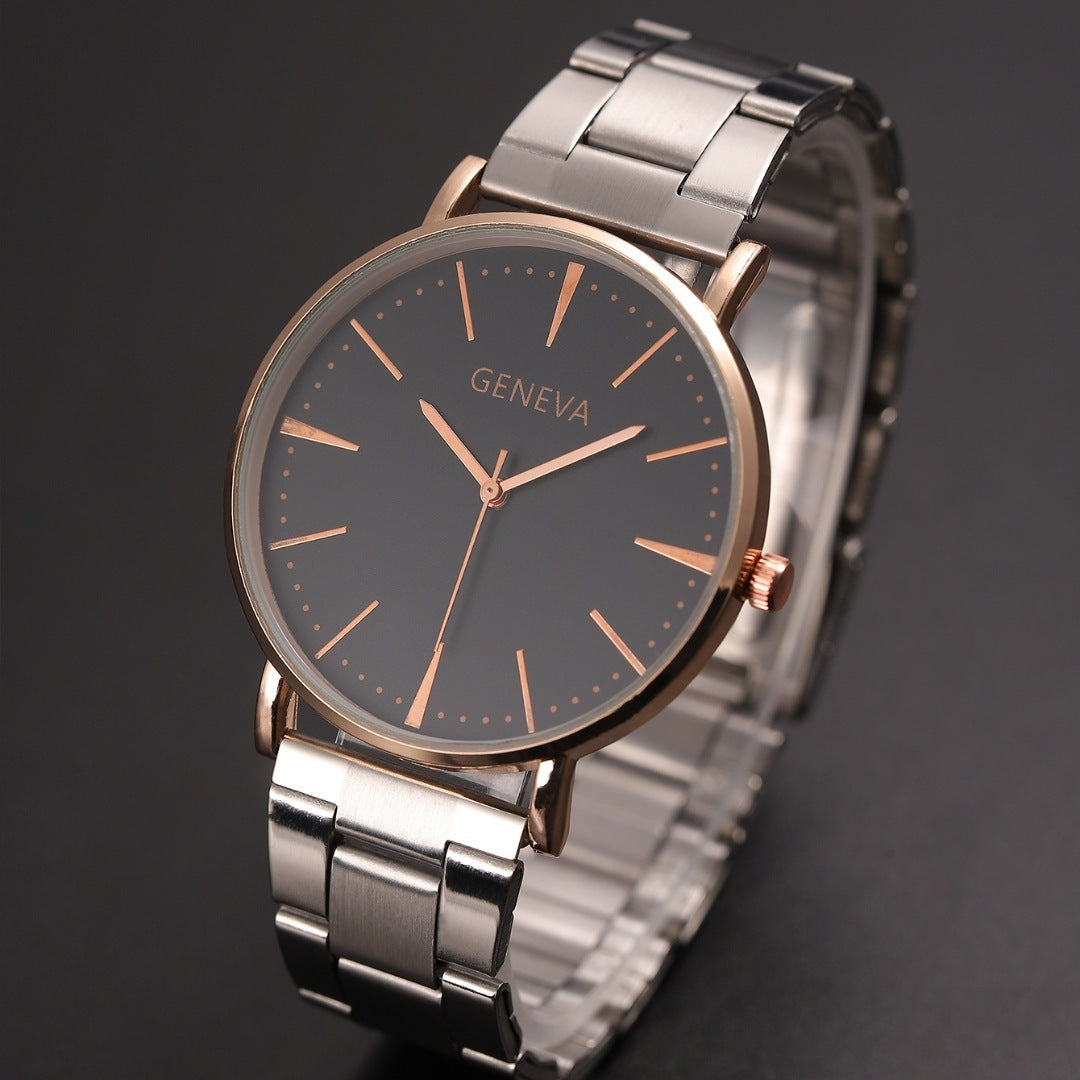 Steel Belt Ultra Thin Quartz Watch Unisex – Casual Everyday Wear