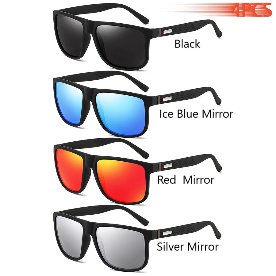 Fashion Vintage Square Sunglasses Men Women Luxury Brand Designer Men'S Sun Glasses Driving Fishing UV400 Eyewear Man