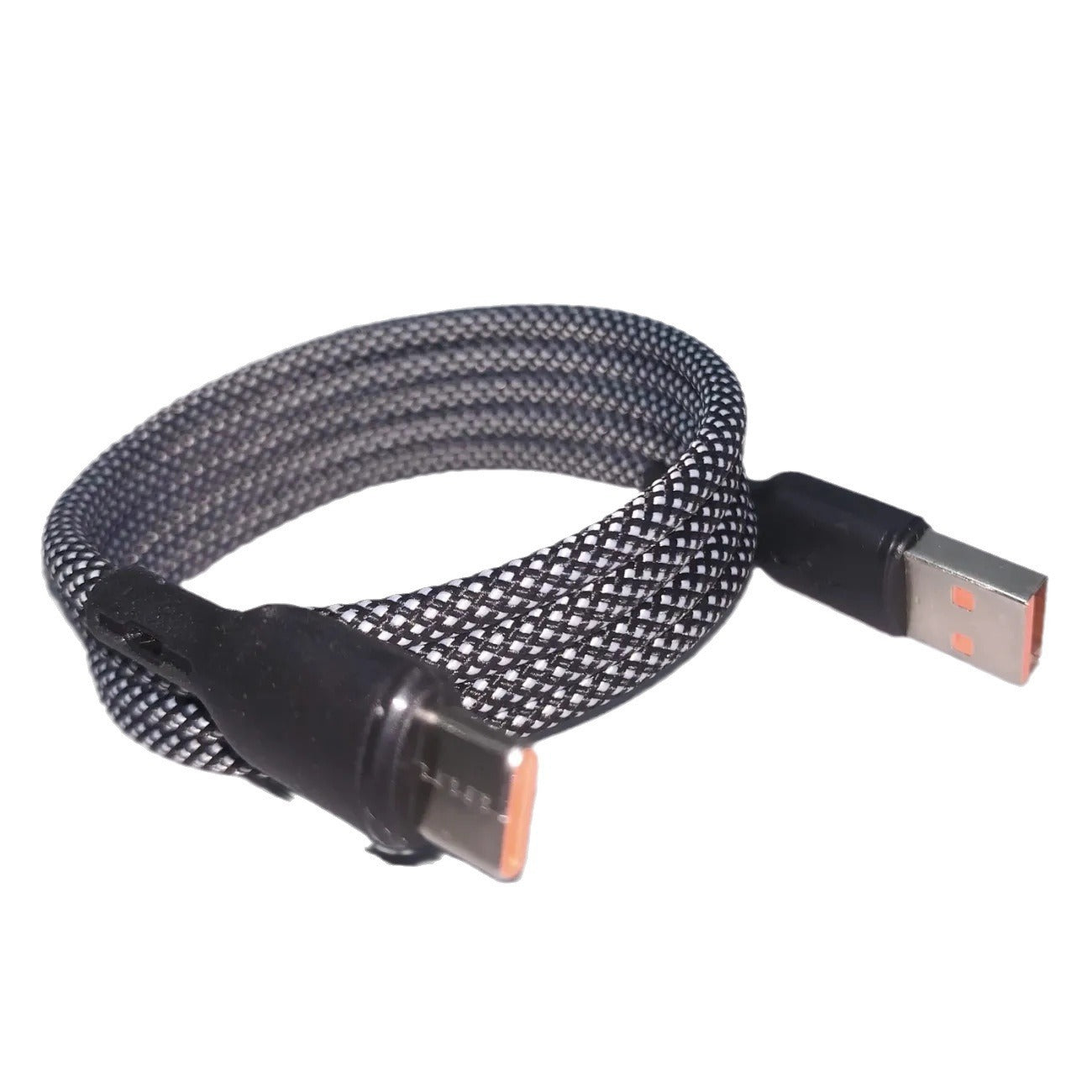 Magnetic Data Cable 1 To 2m Black For Lightning Type C
