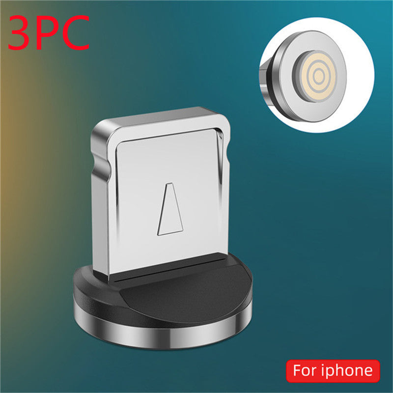 Magnetic Data Cable With LED Light for Android iOS Type C