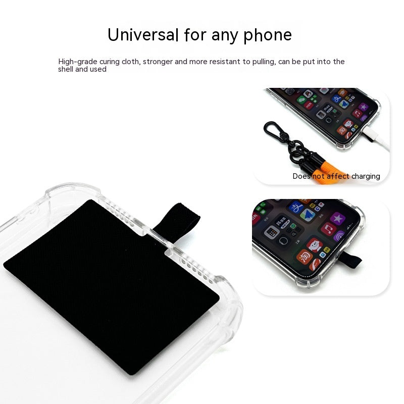 Durable Mobile Phone Lanyard Gasket Premium PVC Patch