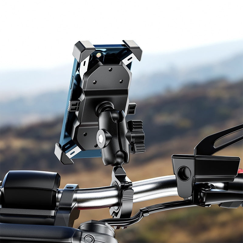 Motorcycle Phone Mount Aluminum Quick Release Ball Head