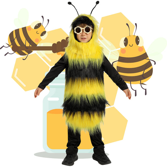 Kids Halloween Bee Costume Animal Cosplay Outfit Children’s Performance Clothes