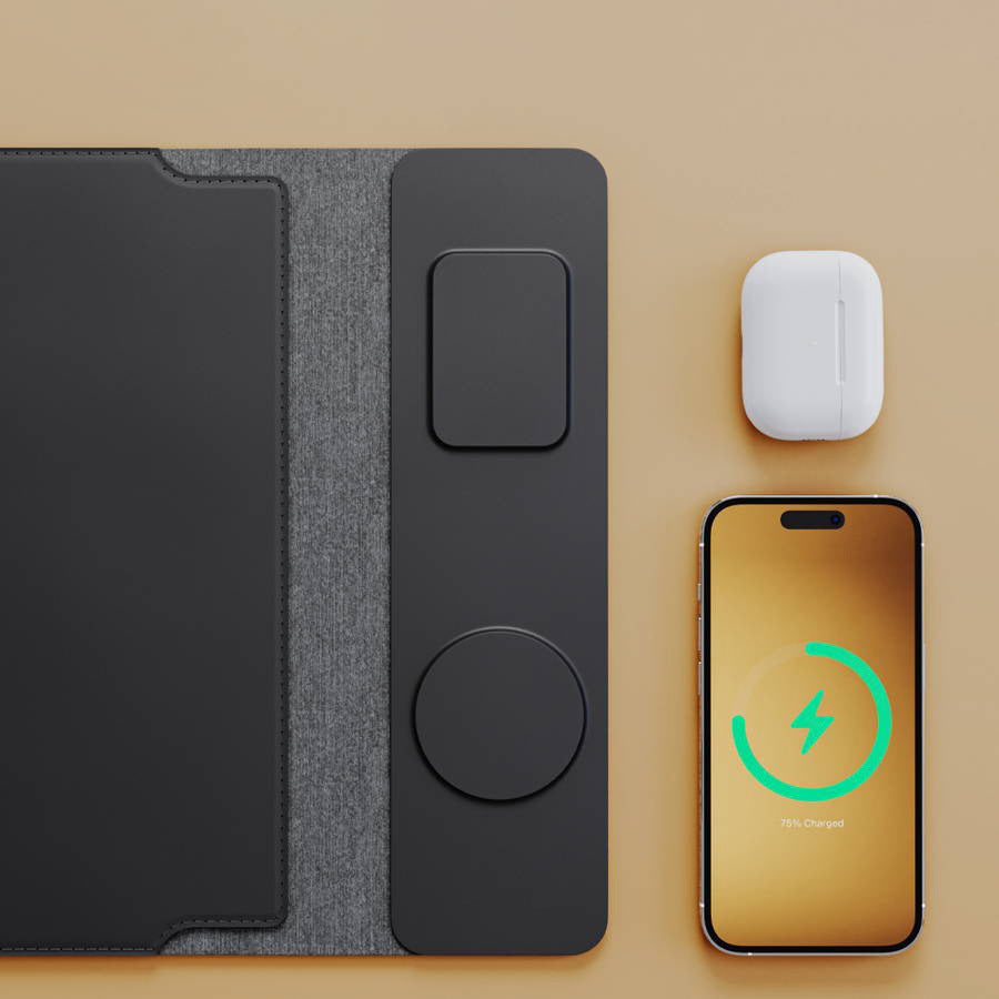 S97 Wireless Charger Laptop Bag 15W Fast Charge Case