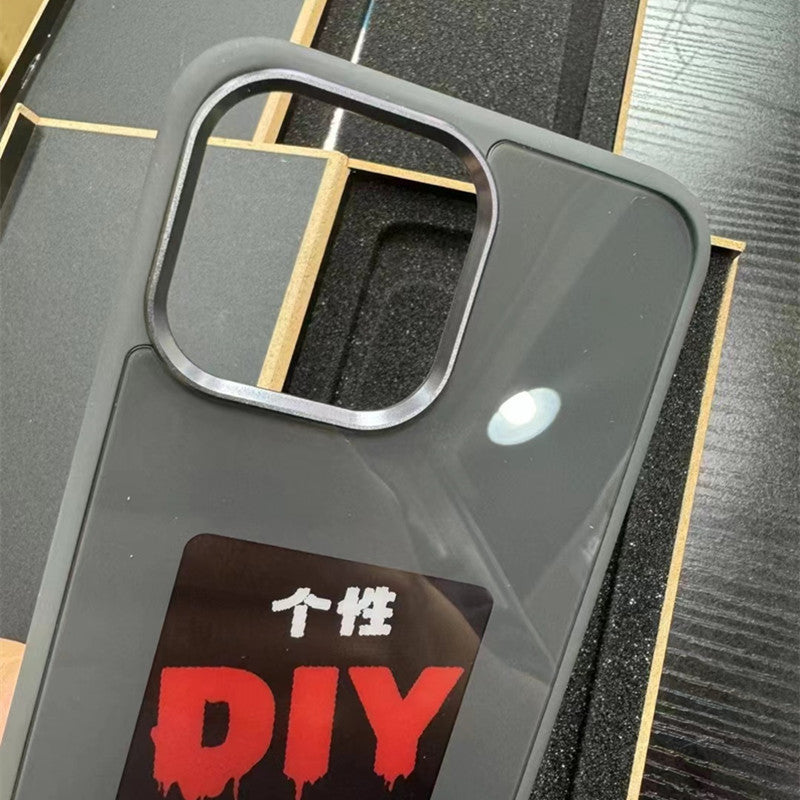 DIY Display Screen Phone Case for iPhone PC TPU Shockproof