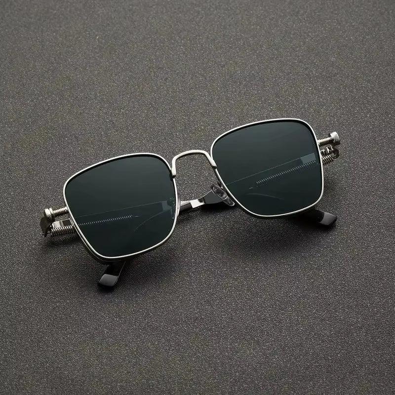 Polarized Sunglasses Men Driving Trendy Metal Frame – Free Shipping W/ Case