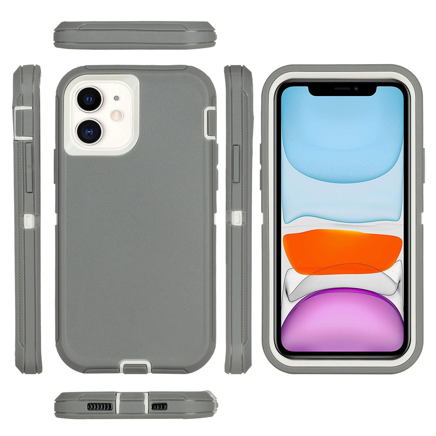 Apple iPhone Case Three In One Drop Resistant With Airbag