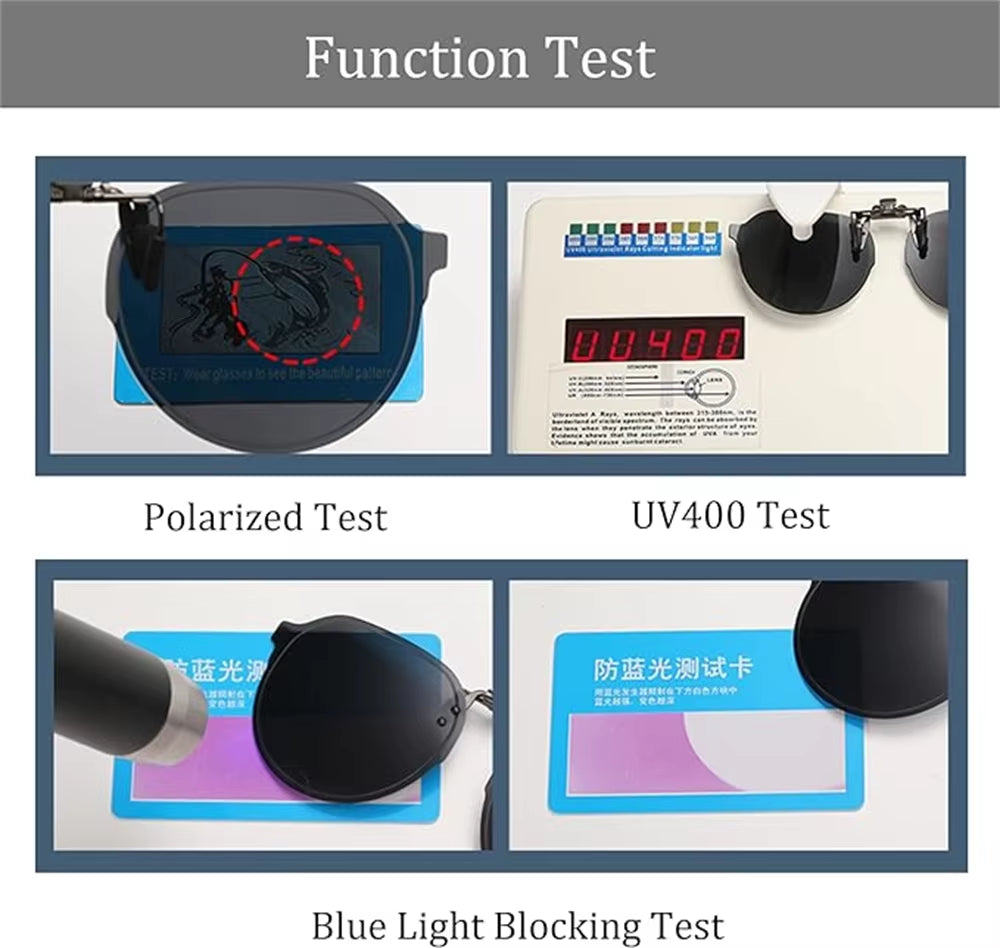 Polarized Flip Up Driving Sunglasses Night Vision Glasses -Free Shipping W/ Case