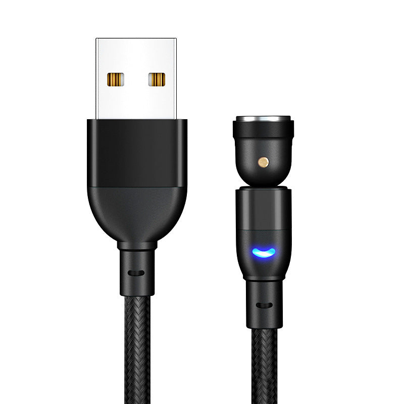 Three In One Magnetic Charging Cable 540 Degree Bent 1m