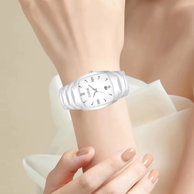 Fashion Luxury Woman Watch Simple Elegant Stainless Steel Casual Quartz Watches for Women Calendar Ladies Romantic Gift New