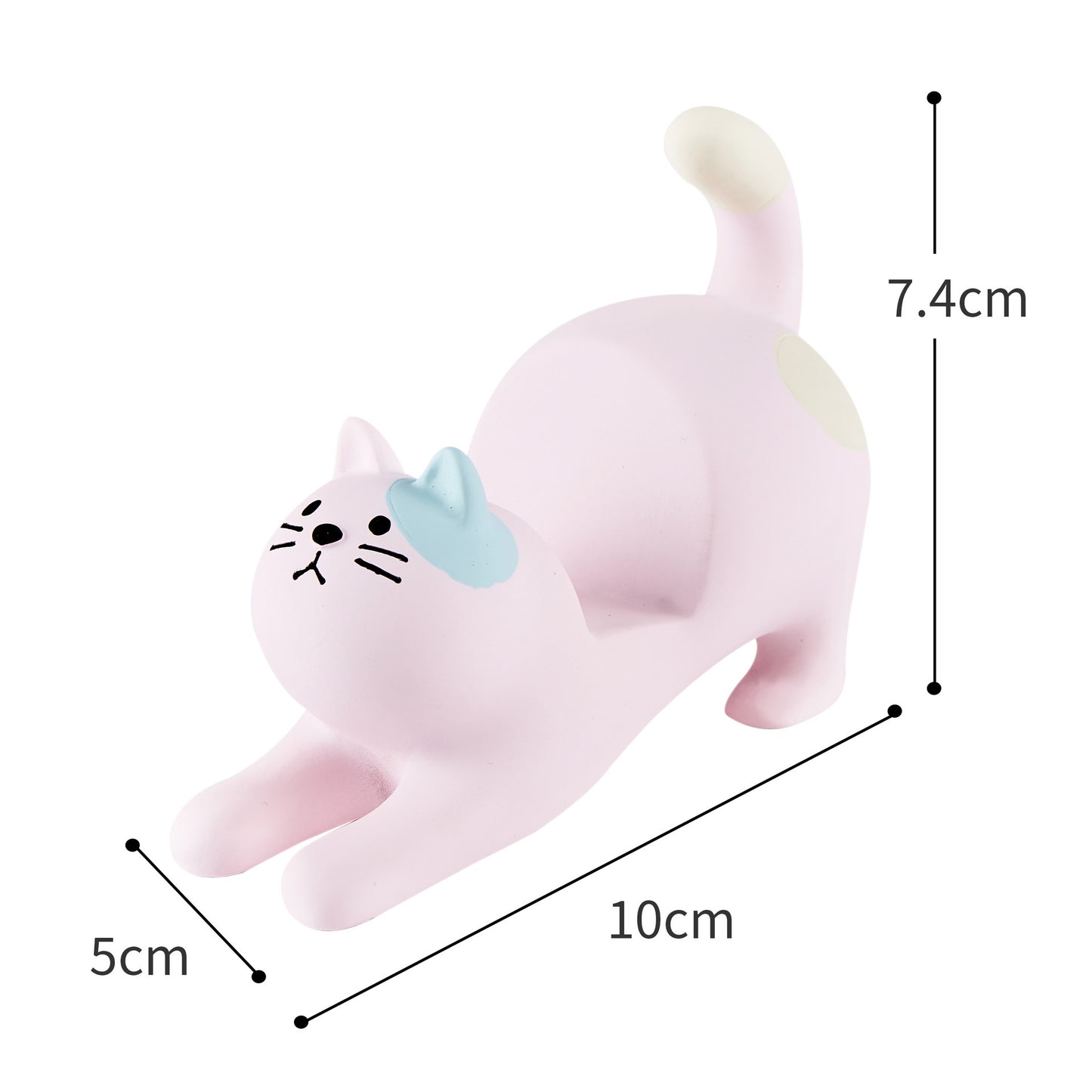 Grocery Cat Phone Holder Resin Craft Desktop Ornament