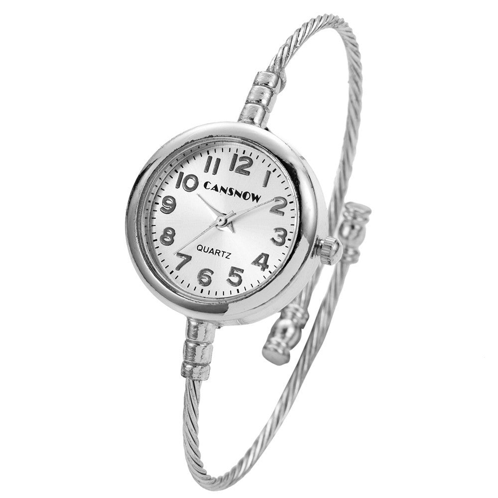 Ladies Small Dial Mini Premium Bracelet Watch Gold Silver