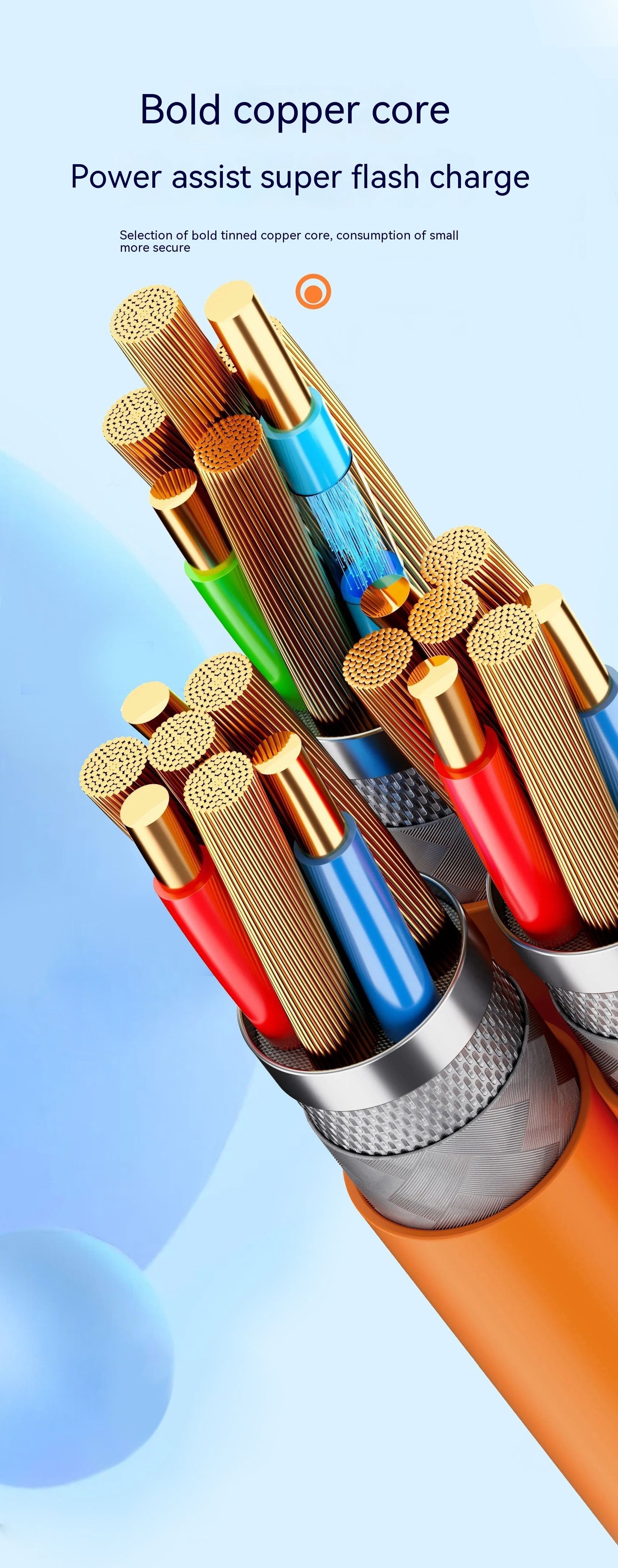 120W One To Three Elbow Fast Charge Cable Zinc Alloy