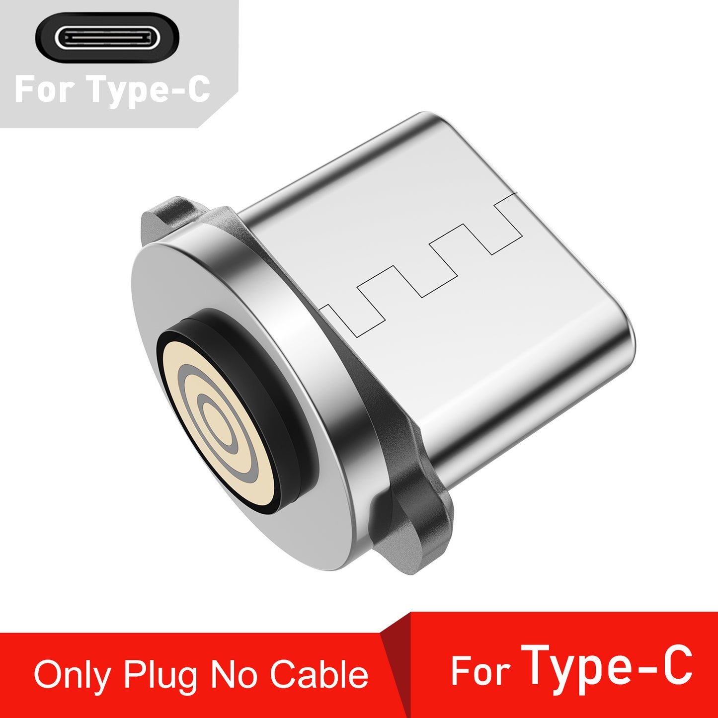 Three In One Magnetic Charging Cable Android Apple TypeC