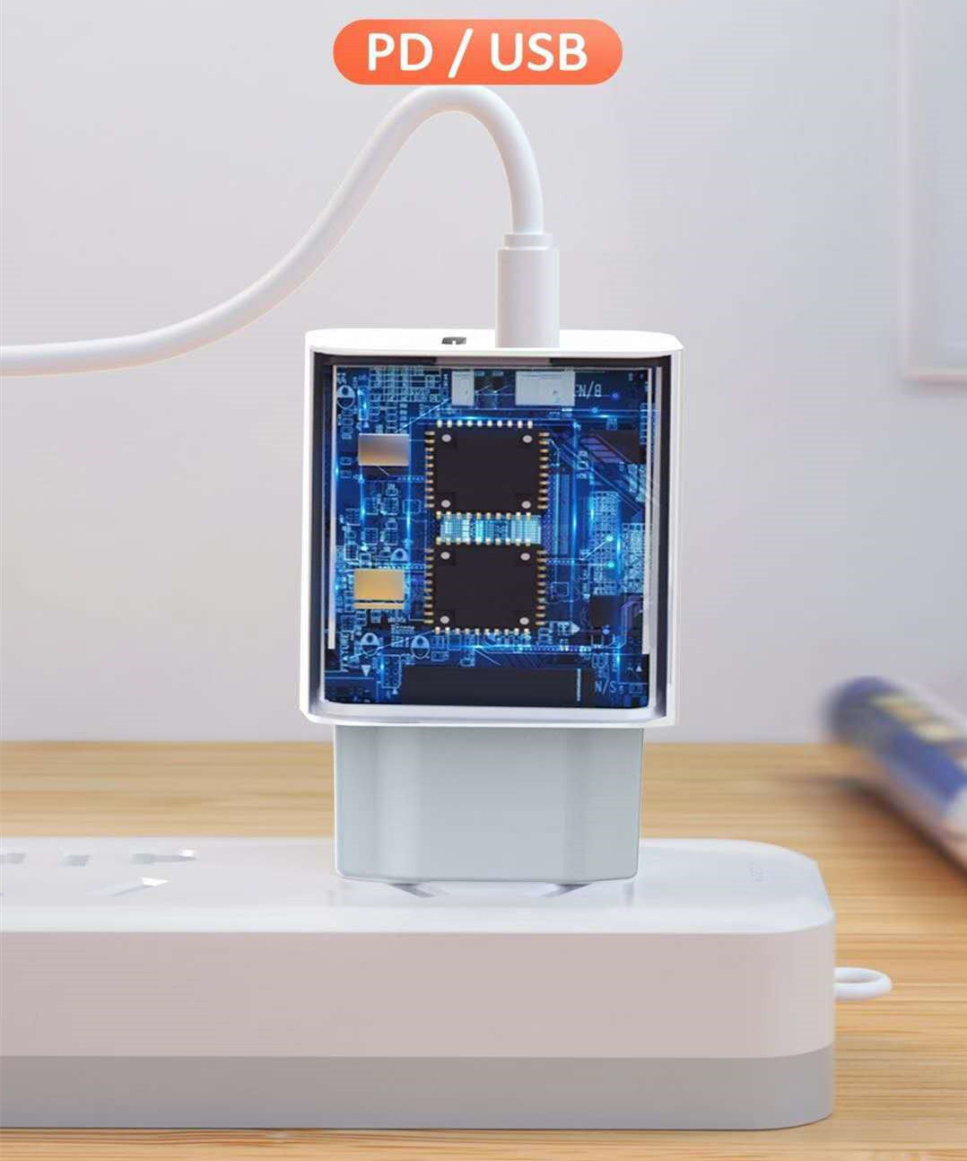 Travel Charger Fast Charge PD Interface For Android Phone