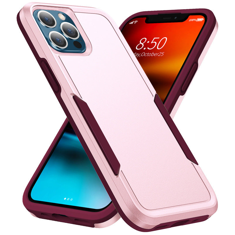 Frosted Silicone Shockproof Anti Fall Phone Case For iPhone