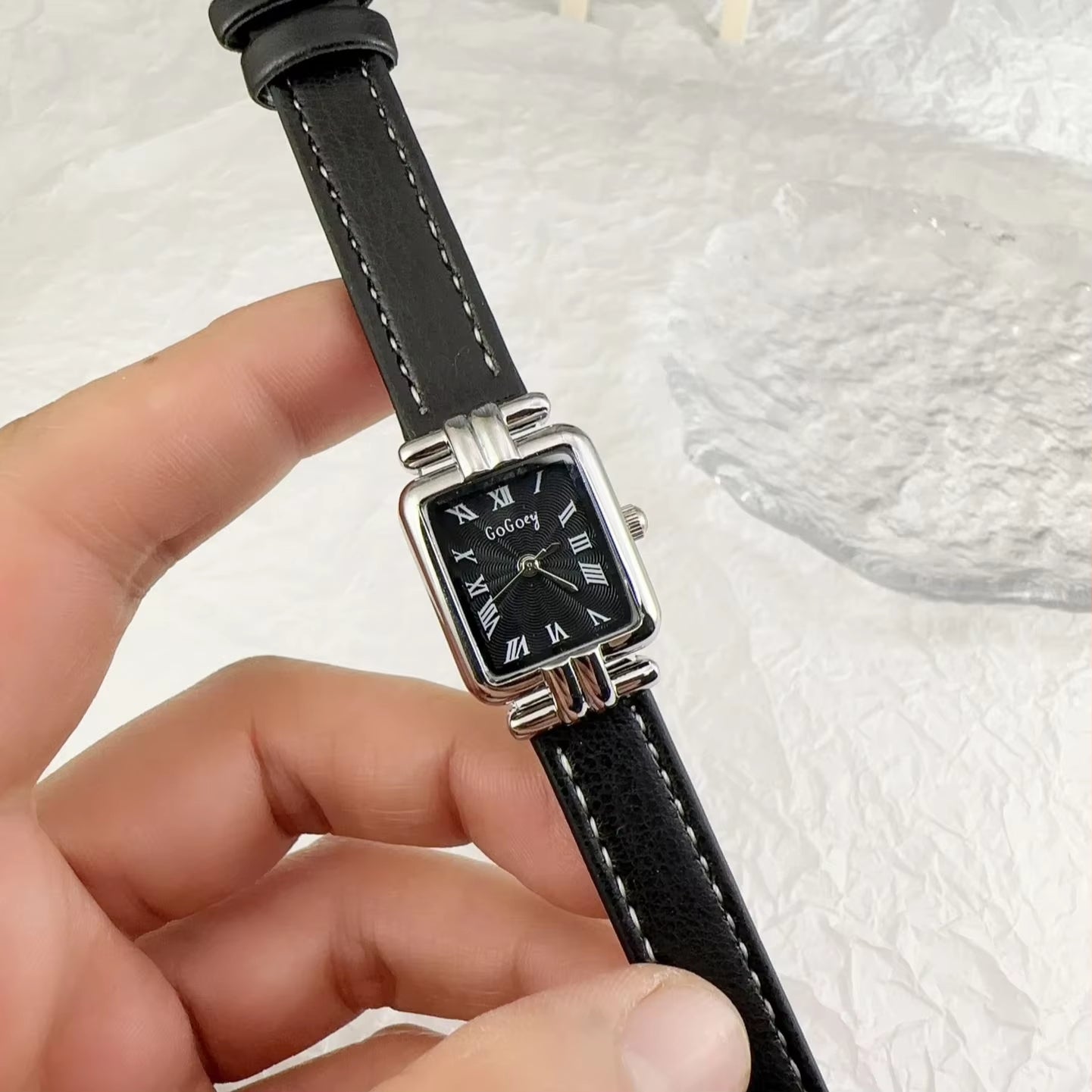 Fashion Ladies Watch Simple Vintage Roman Dial Quartz Watch Leather Strap Women Wristwatches Dropshipping Relojes Para Mujer