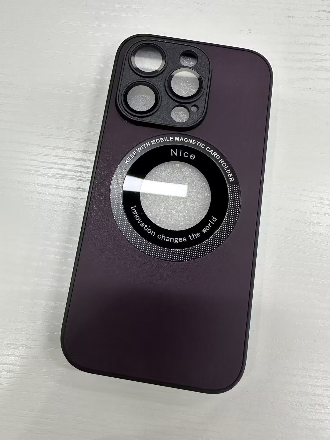 Magnetic Lens Full Wrap TPU Phone Case For iPhone Models