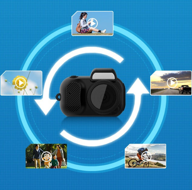 HD Outdoor Sports Camera With Display For Travel And Video