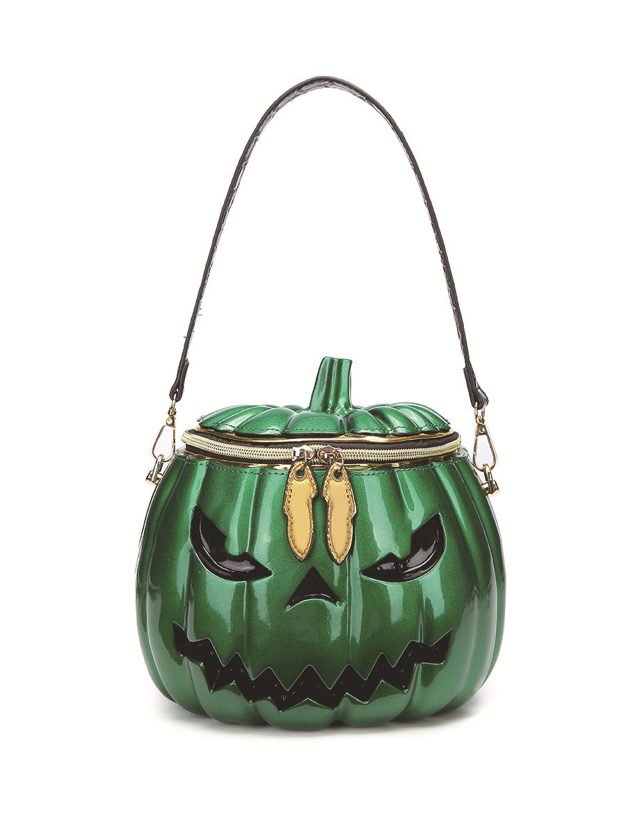 Halloween Pumpkin Shoulder Bag Women Crossbody Multi-Purpose Tote Purse