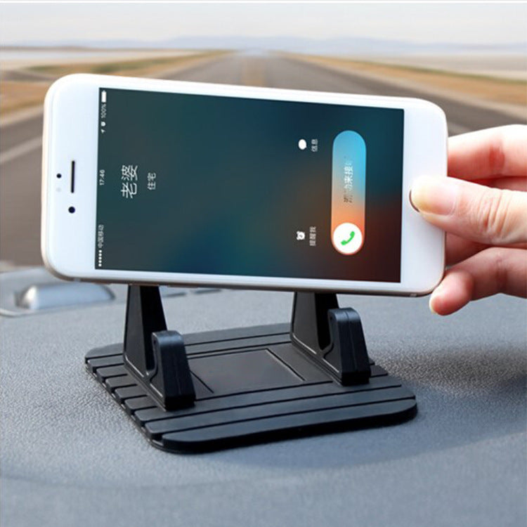 Silicone Car Phone Holder Flat Lazy Mini Car Mount