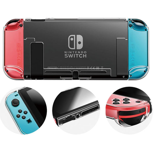 Nintendo Switch Transparent Protective Shell Split Cover for Console & Joy-Con