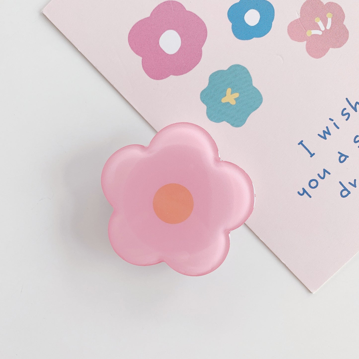 Universal Mobile Phone Airbag Bracket Small Flowers Epoxy