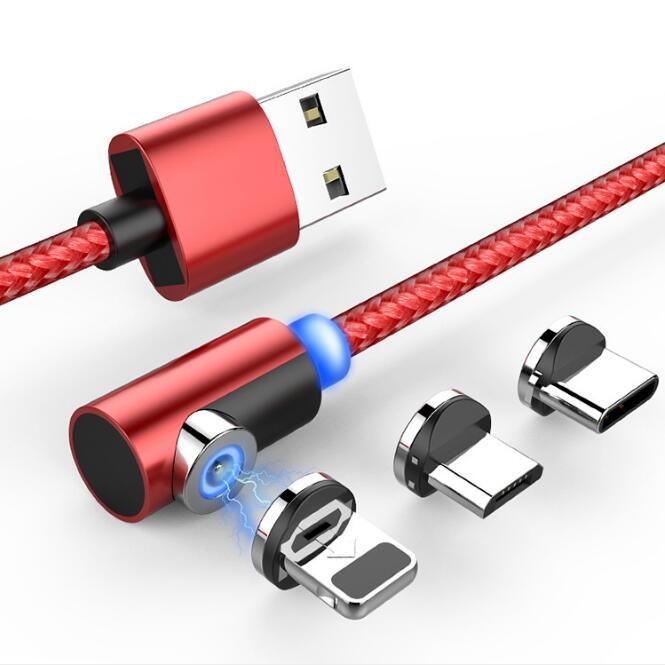 Nylon Braided Magnetic 2A Fast Charging Cable For Phones