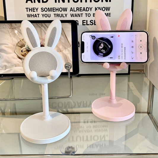 Rabbit Cartoon Phone Stand Desktop Adjustable Portable