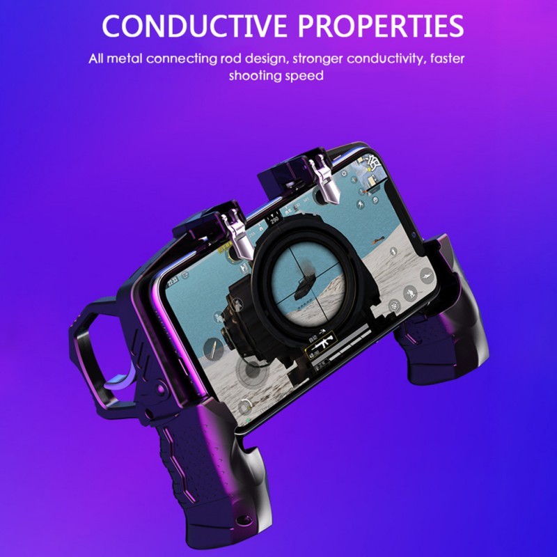 K21 Integrated Mobile Gamepad Joystick For iPhone Samsung