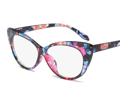 Cat Eye Sunglasses for Women - Fashion UV400 PC Lens, Plastic Metal Frame