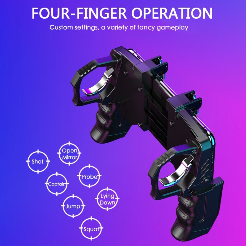 K21 Integrated Mobile Gamepad Joystick For iPhone Samsung